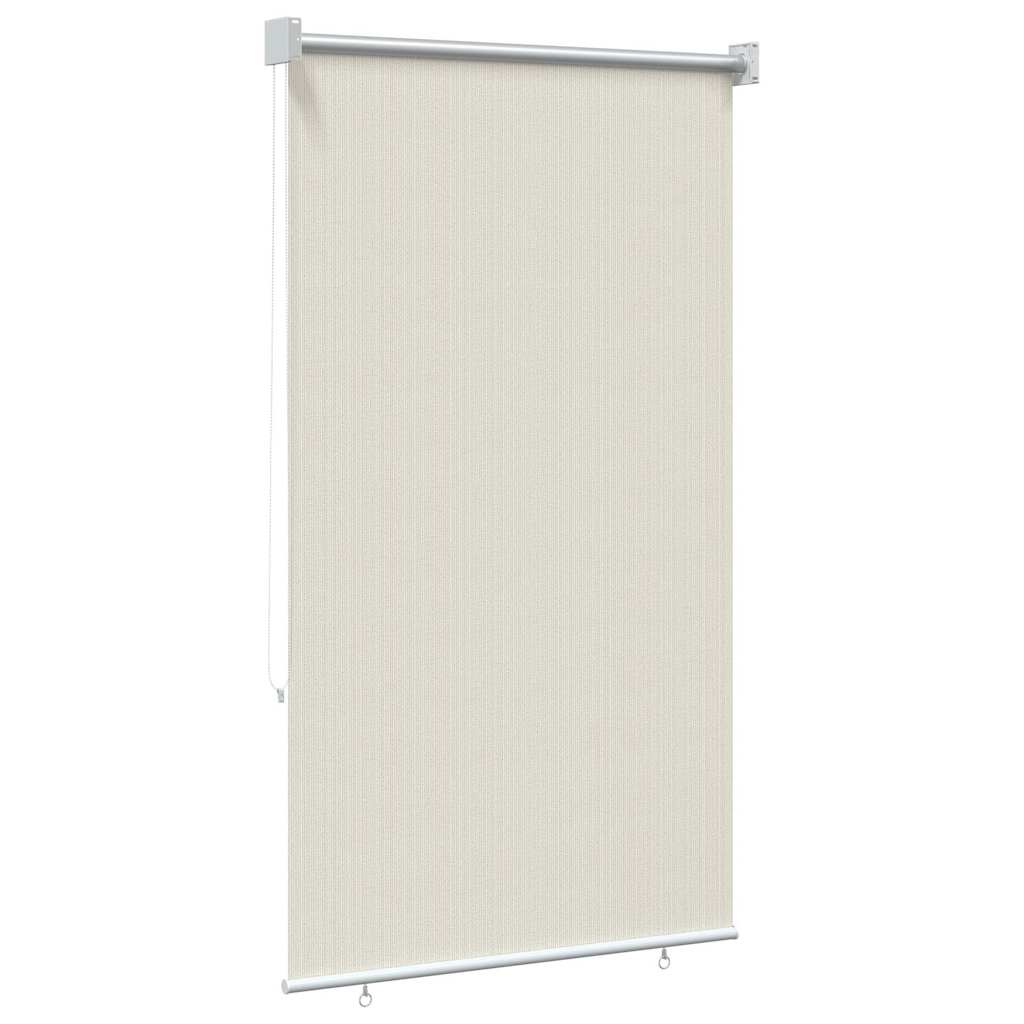 vidaXL Outdoor Roller Blind 105(W)x140(H) cm Cream