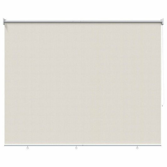 vidaXL Outdoor Roller Blind 125(W)x140(H) cm Cream