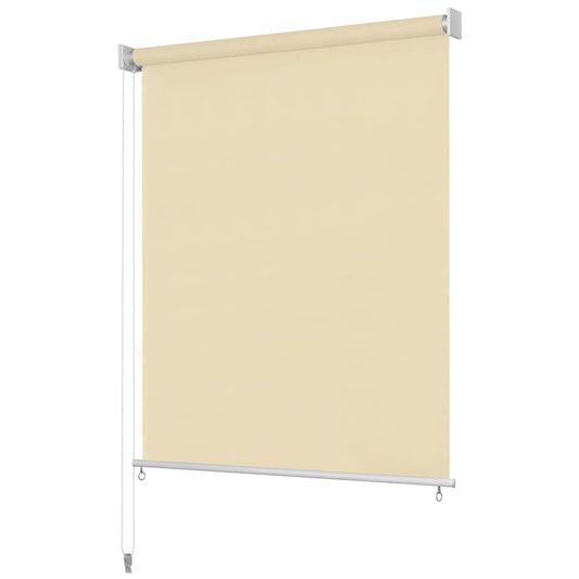 vidaXL Outdoor Roller Blind 145(W)x230(H) cm Cream