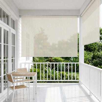 vidaXL Outdoor Roller Blind 145(W)x230(H) cm Cream