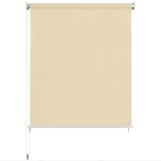 vidaXL Outdoor Roller Blind 145(W)x230(H) cm Cream