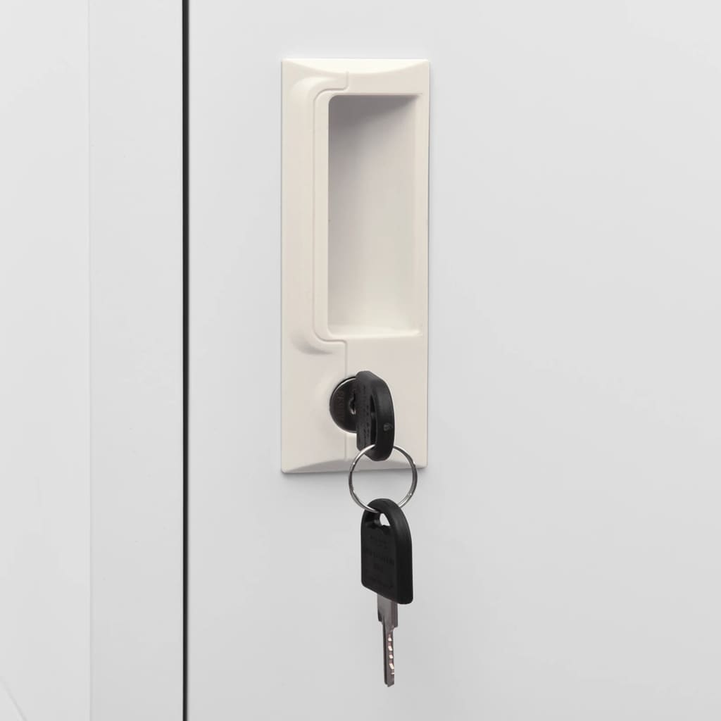 vidaXL Locker Cabinet 38x45x180 cm