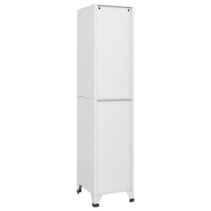 vidaXL Locker Cabinet with 4 Compartments 38x45x180 cm