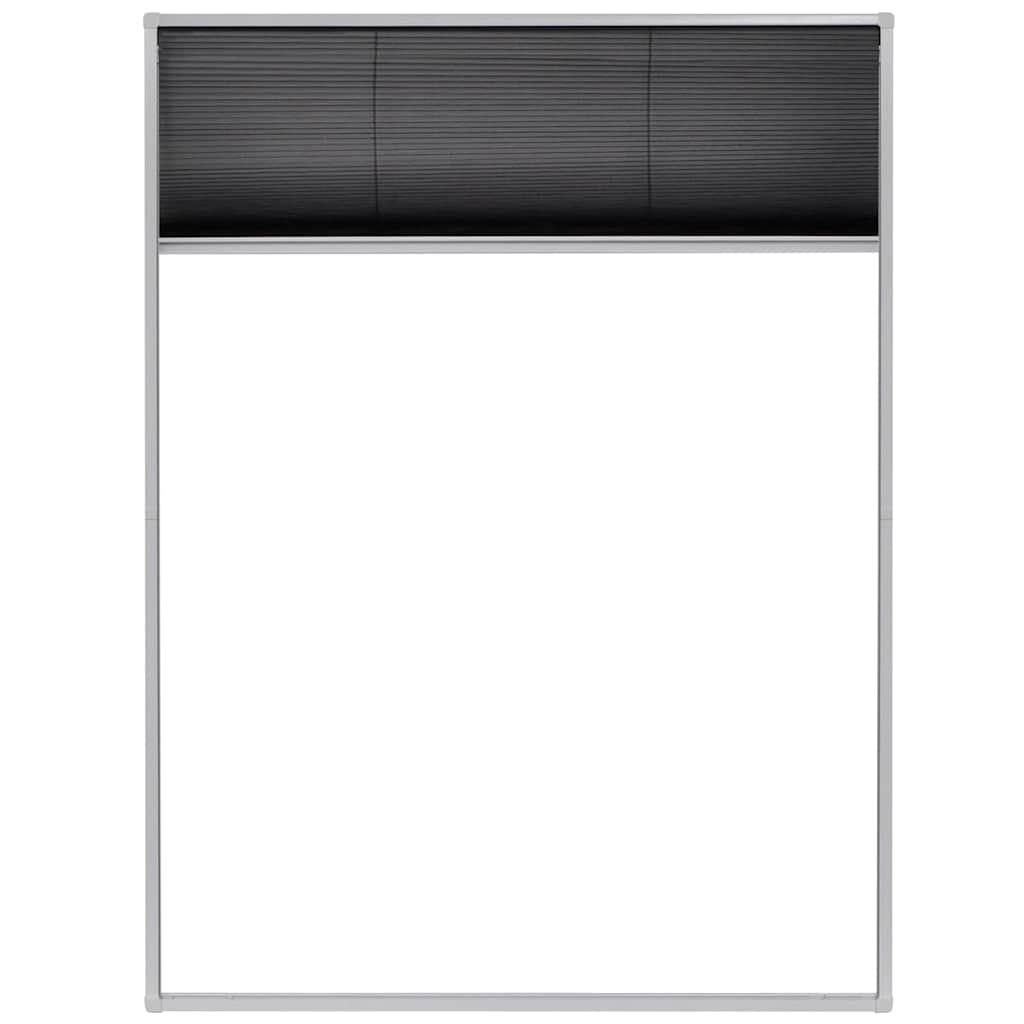 vidaXL Plisse Insect Screen for Windows Aluminium 60x80 cm