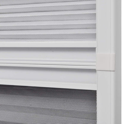 vidaXL Plisse Insect Screen for Windows Aluminium 80x120 cm with Shade