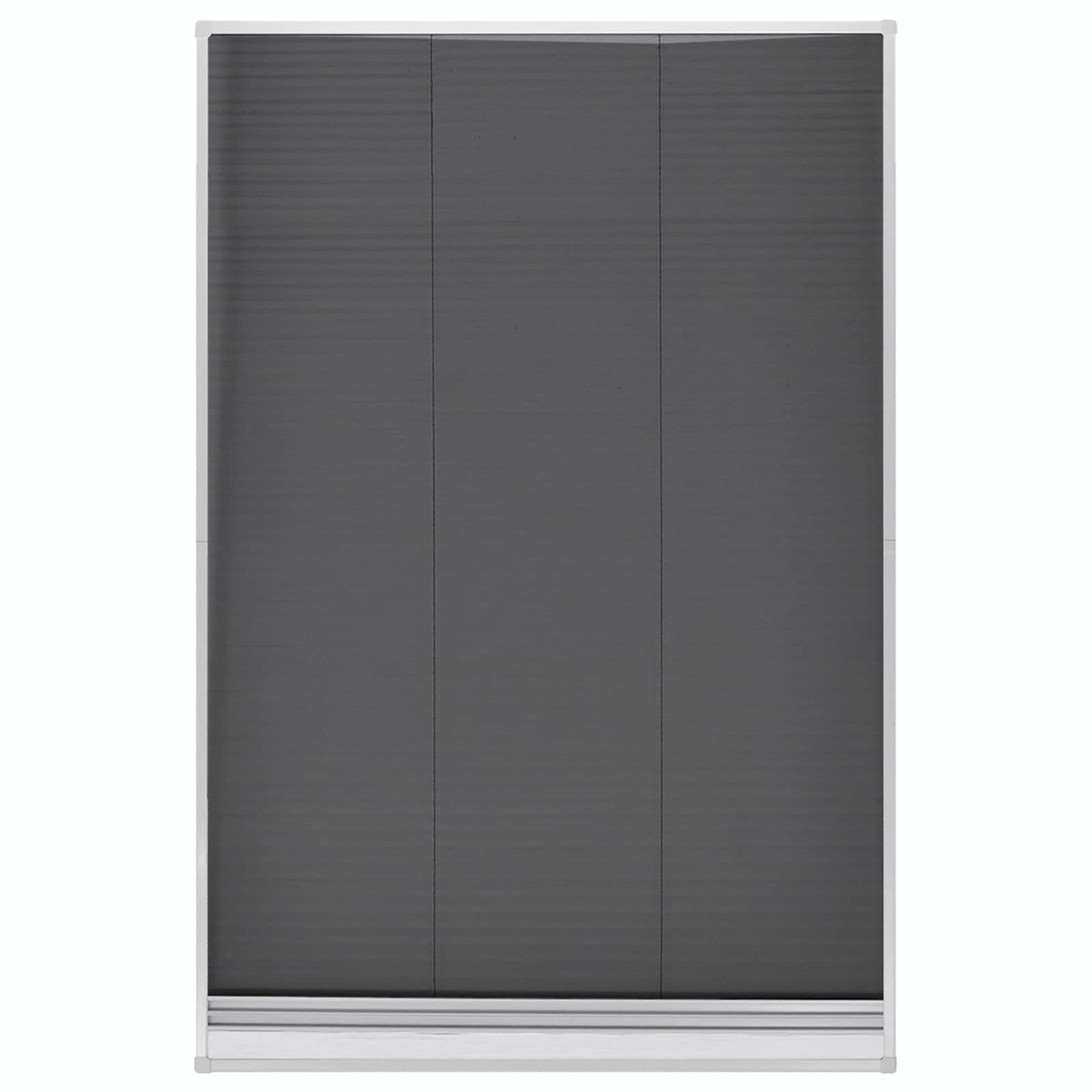 vidaXL Plisse Insect Screen for Windows Aluminium 80x120 cm with Shade