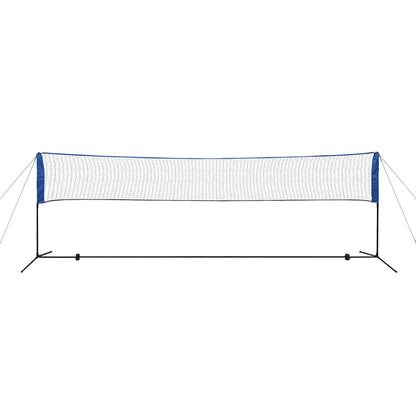 91308 vidaXL Badminton Net Set with Shuttlecocks 500x155 cm
