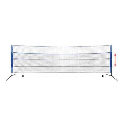 91308 vidaXL Badminton Net Set with Shuttlecocks 500x155 cm