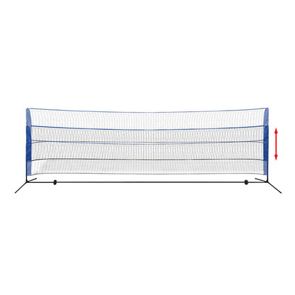 vidaXL Badminton Net Set with Shuttlecocks 500x155 cm