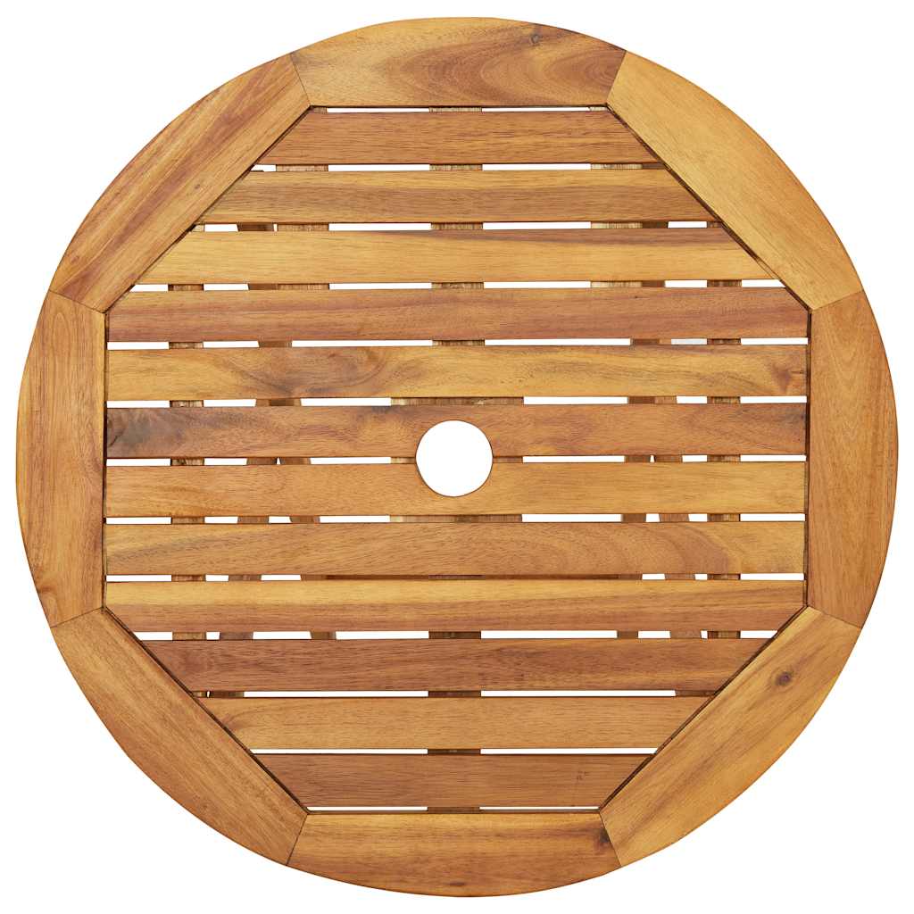 vidaXL Outdoor Bistro Set | Brown | Acacia wood | Compact | Foldable