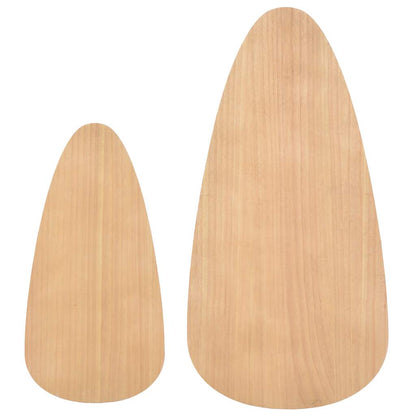 vidaXL Coffee Table Set 2 Pieces Solid Pinewood Brown