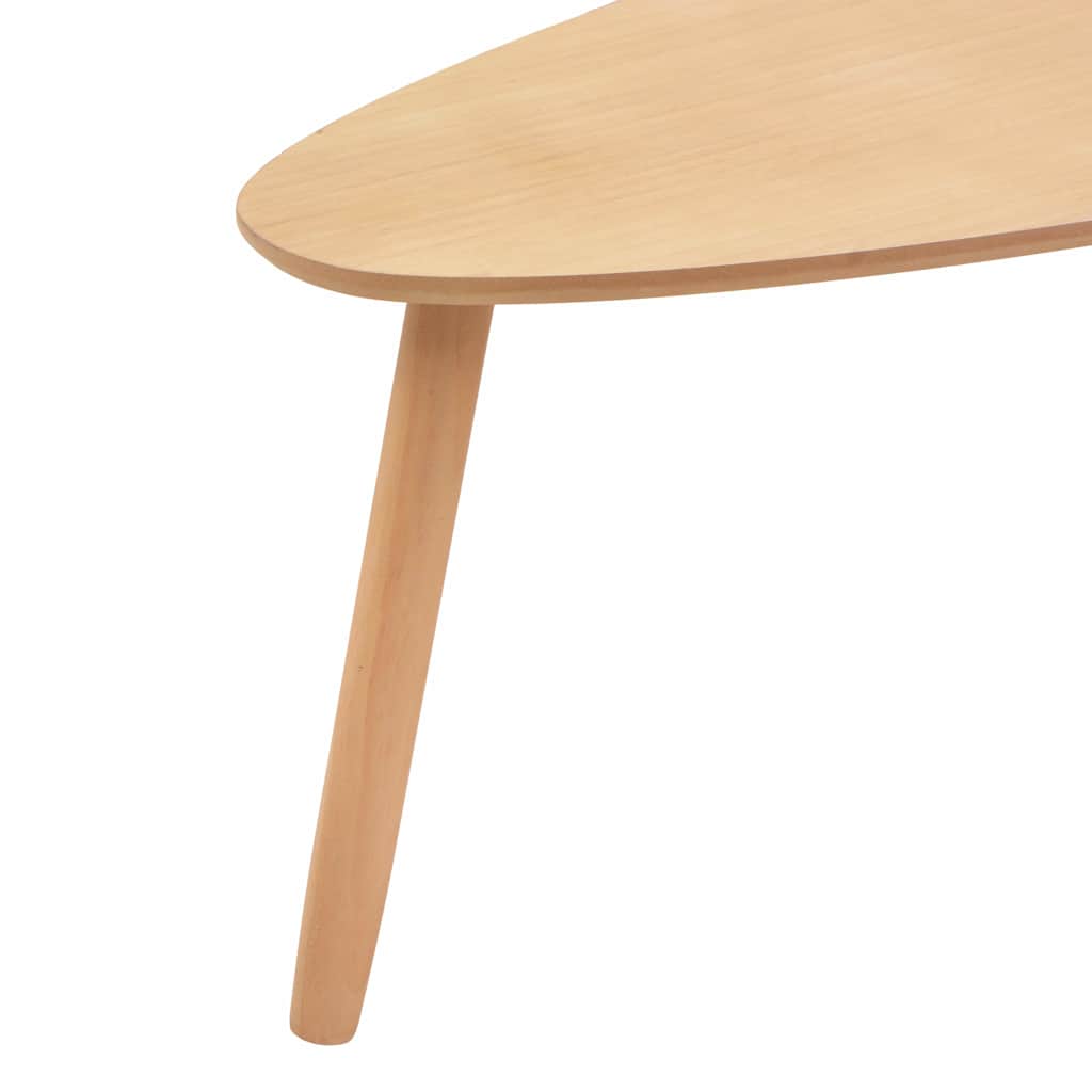 vidaXL Coffee Table Set 2 Pieces Solid Pinewood Brown