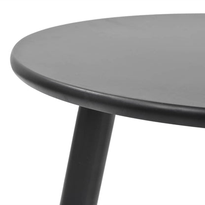 244735 vidaXL Side Table Set 2 Pieces Solid Pinewood Black