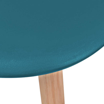 vidaXL Dining Chairs 2 pcs Turquoise Plastic