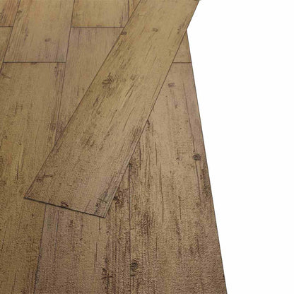 vidaXL Flooring Planks 18 pcs Walnut Brown 5.26 m² PVC