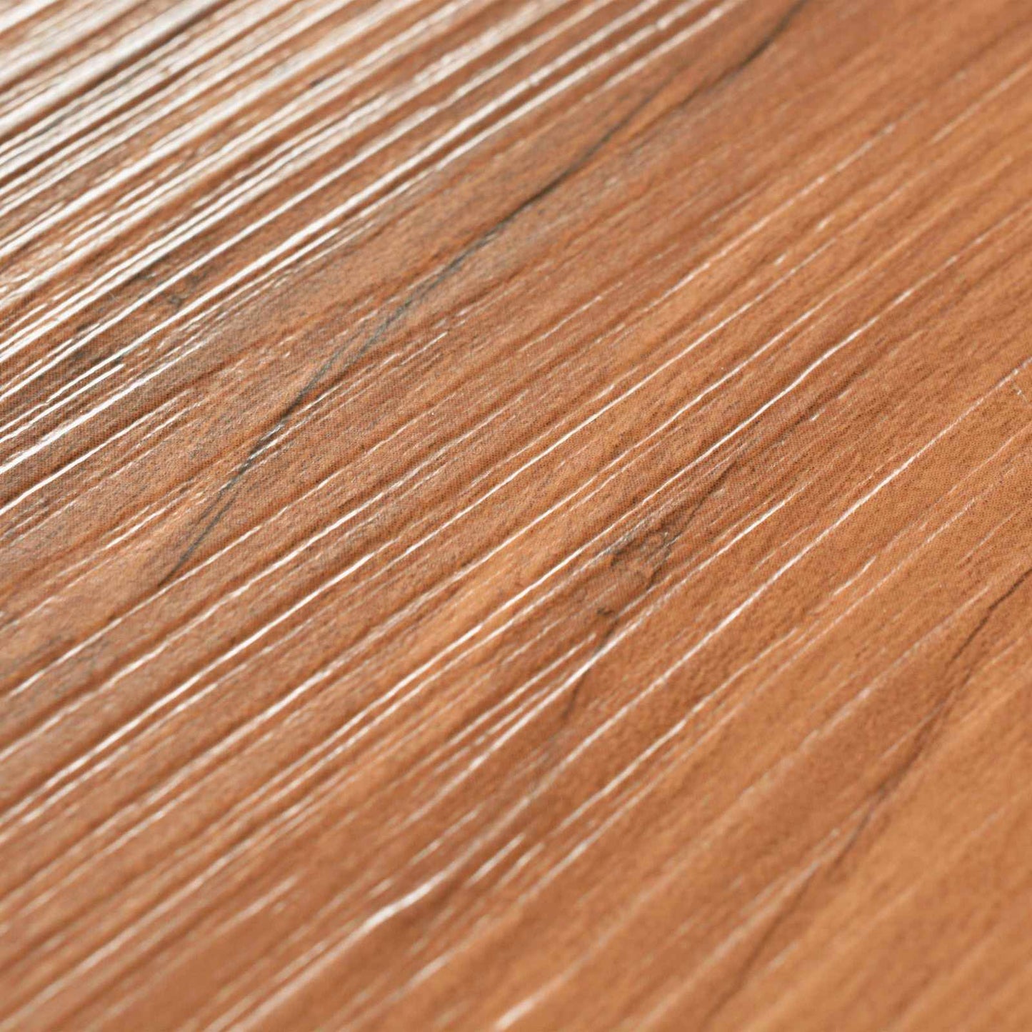 vidaXL Flooring Planks 18 pcs Brown 5.26 m² PVC