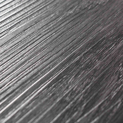 vidaXL Flooring Planks 18 pcs Black and White 5.26 m² PVC