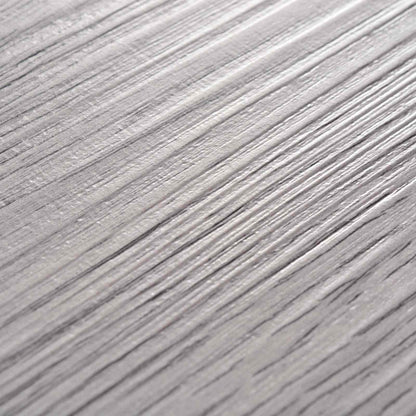 vidaXL Flooring Planks 18 pcs Dark Grey 5.26 m² PVC