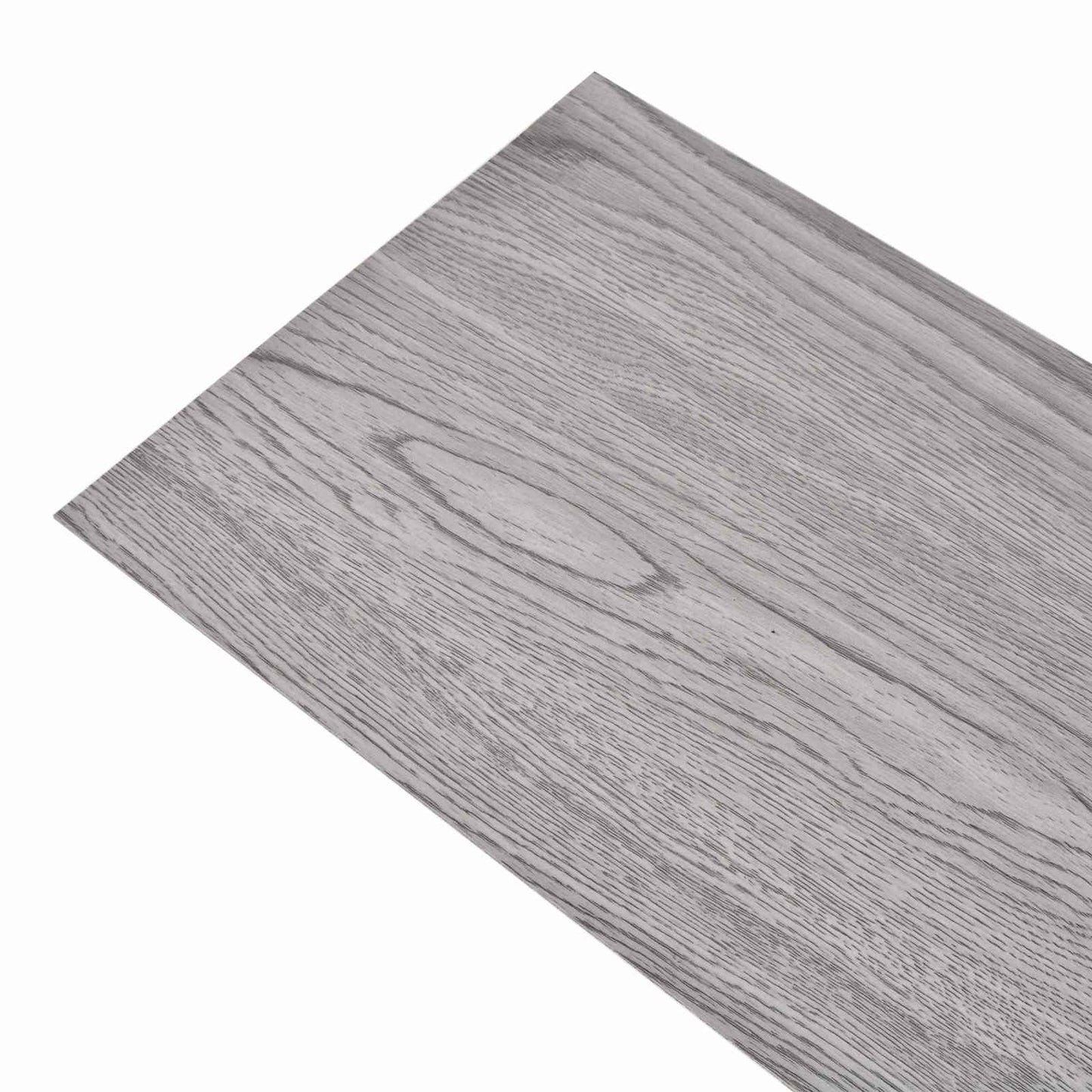 vidaXL Flooring Planks 18 pcs Dark Grey 5.26 m² PVC
