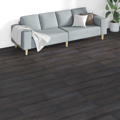vidaXL Flooring Planks 18 pcs Dark Grey 5.26 m² PVC