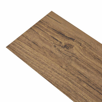 vidaXL Flooring Planks 36 pcs Walnut Brown 5.02 m² PVC