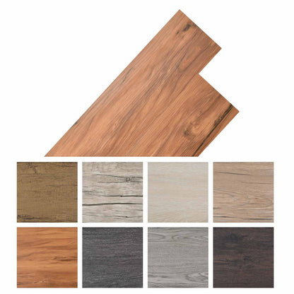vidaXL Flooring Planks 36 pcs Natural 5.02 m² PVC