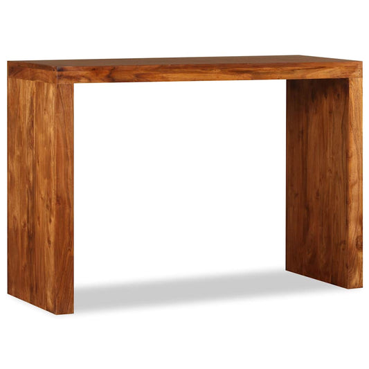 244671 vidaXL Console Table Solid Wood with Honey Finish 110x40x76 cm
