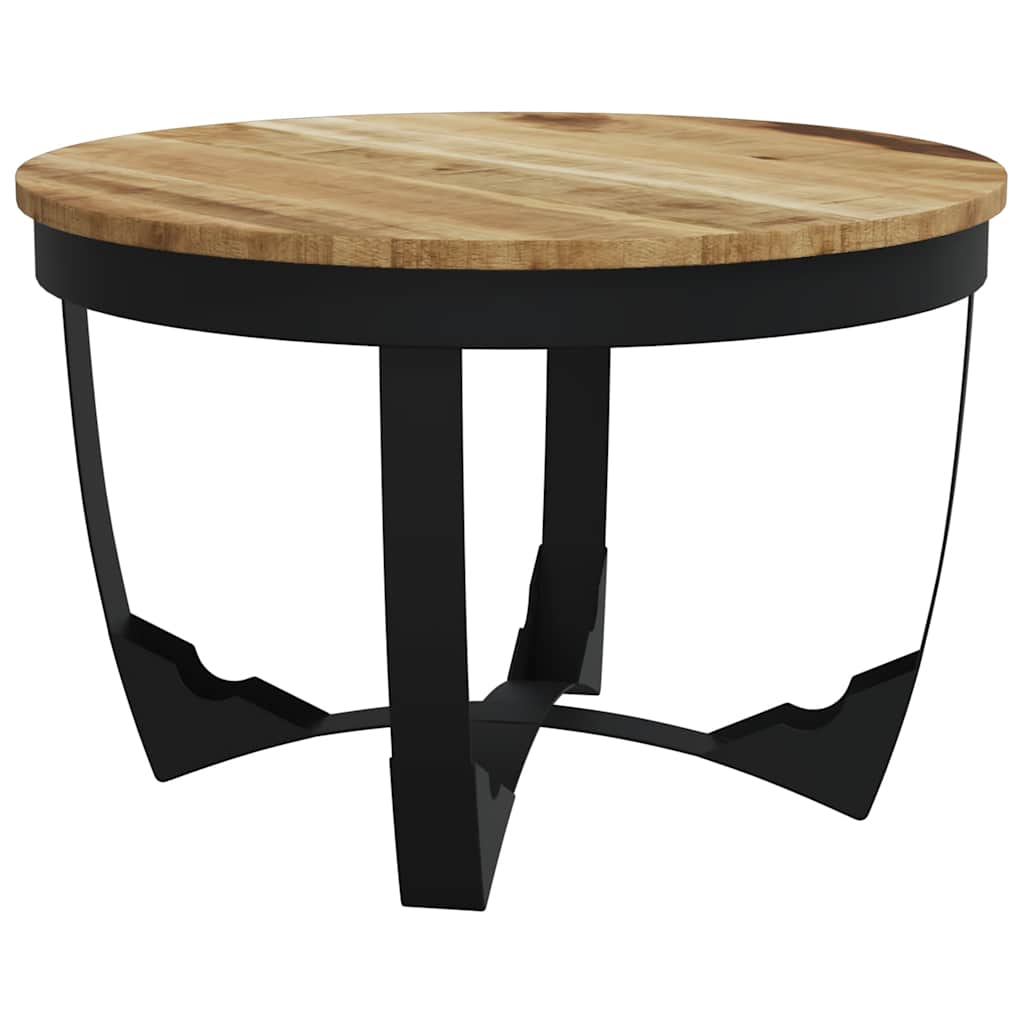 vidaXL Coffee Table Solid Rough Mango Wood 60x40 cm