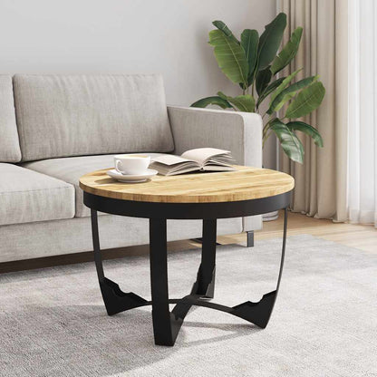 vidaXL Coffee Table Solid Rough Mango Wood 60x40 cm