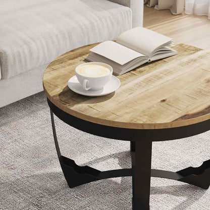 vidaXL Coffee Table Solid Rough Mango Wood 60x40 cm