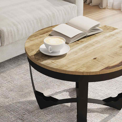 vidaXL Coffee Table Solid Rough Mango Wood 60x40 cm