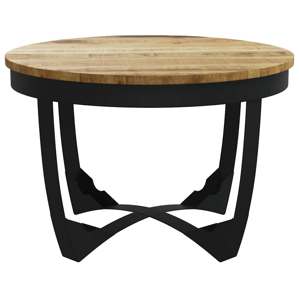 vidaXL Coffee Table Solid Rough Mango Wood 60x40 cm