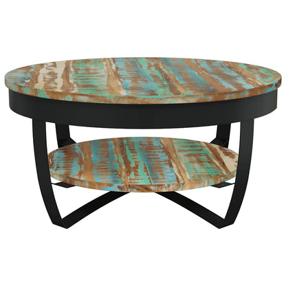 vidaXL Coffee Table Solid Reclaimed Wood 65x32 cm