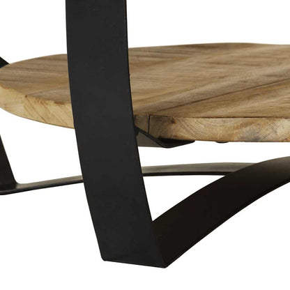 vidaXL Coffee Table Solid Rough Mango Wood 65x32 cm