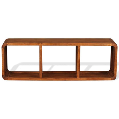 vidaXL TV Cabinet Solid Wood with Honey Finish 120x30x40 cm