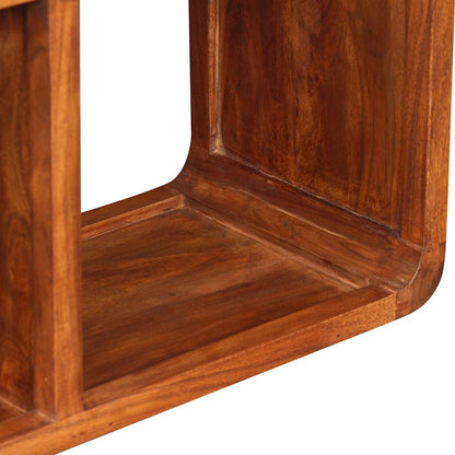 vidaXL TV Cabinet Solid Wood with Honey Finish 120x30x40 cm