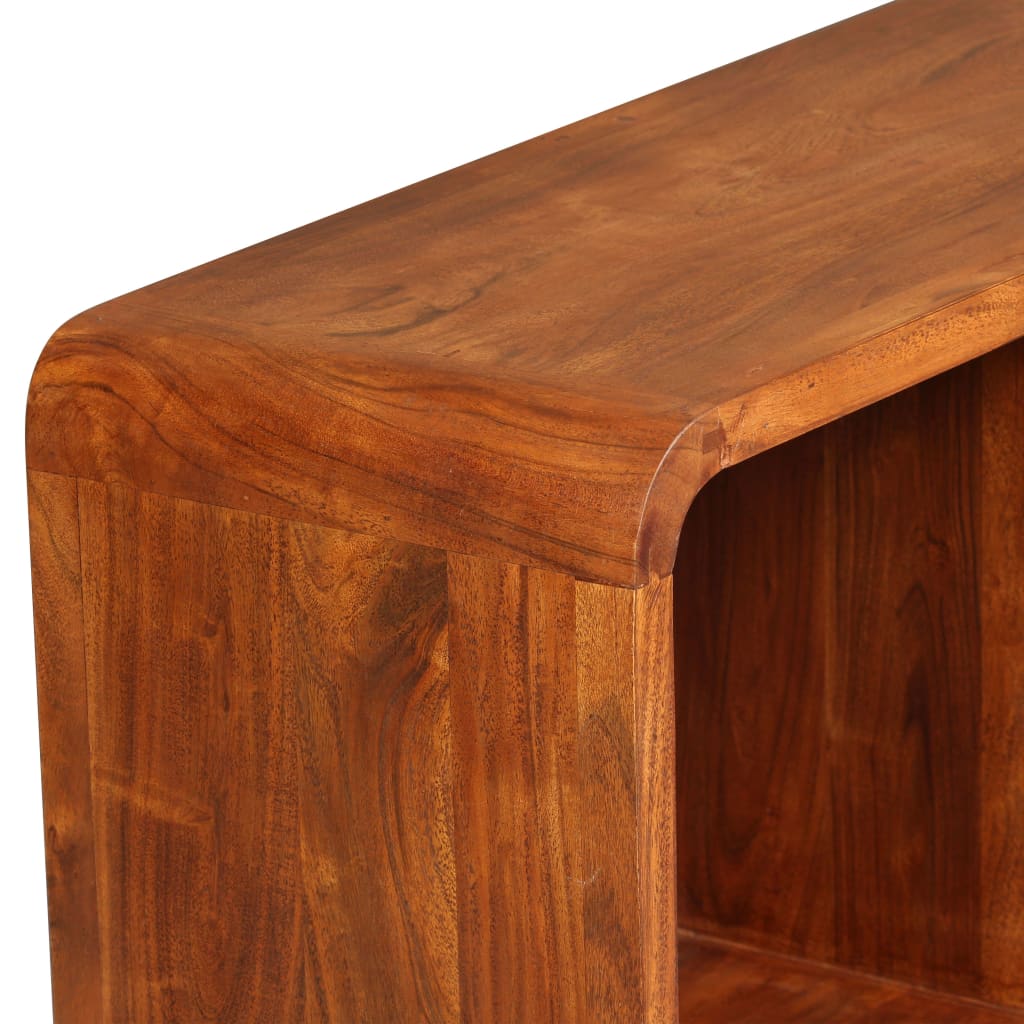 vidaXL TV Cabinet Solid Wood with Honey Finish 120x30x40 cm