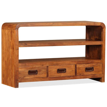 244681 vidaXL TV Cabinet Solid Wood Acacia 90x30x55 cm