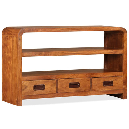 vidaXL TV Cabinet Solid Wood Acacia 90x30x55 cm