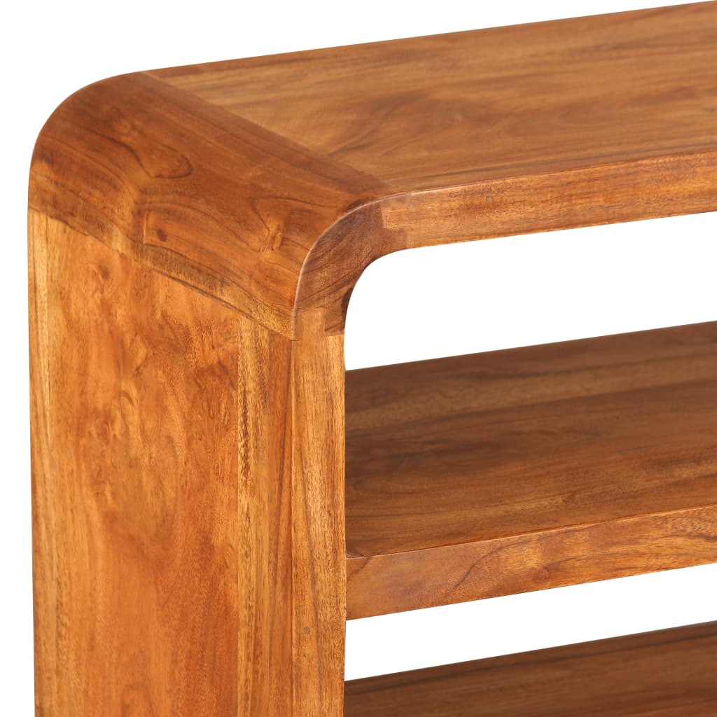 vidaXL TV Cabinet Solid Wood Acacia 90x30x55 cm