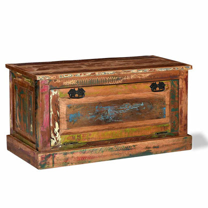 244832 vidaXL Shoe Storage Bench Solid Reclaimed Wood