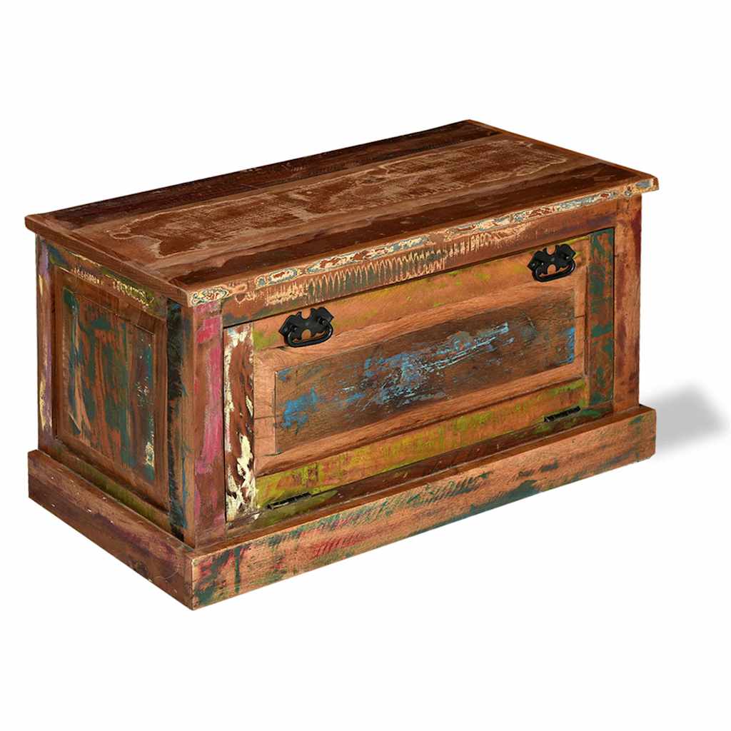 244832 vidaXL Shoe Storage Bench Solid Reclaimed Wood