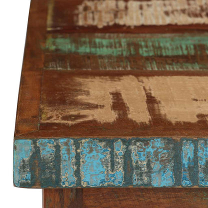 244846 vidaXL Pedestal Desk Solid Reclaimed Wood 140x50x77 cm