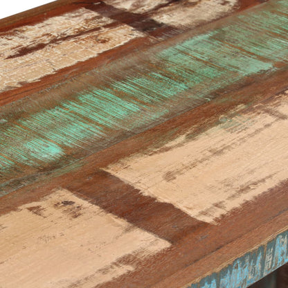 vidaXL Pedestal Desk Solid Reclaimed Wood 140x50x77 cm