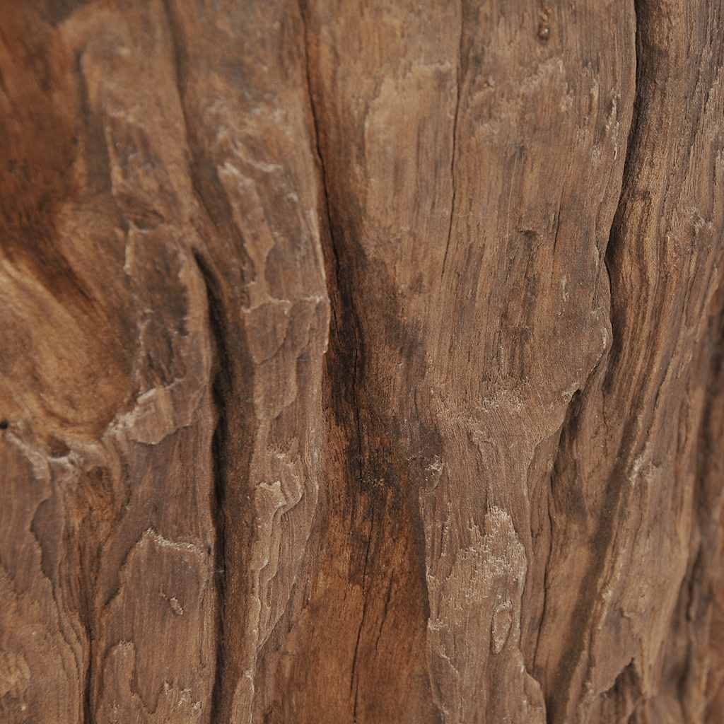 vidaXL Coffee Table Teak Glass 50x40 cm