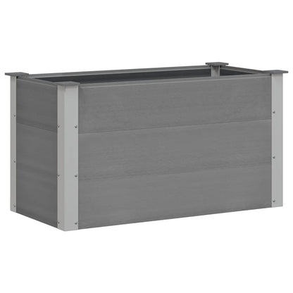 43603 vidaXL Garden Raised Bed WPC 100x50x54 cm Grey