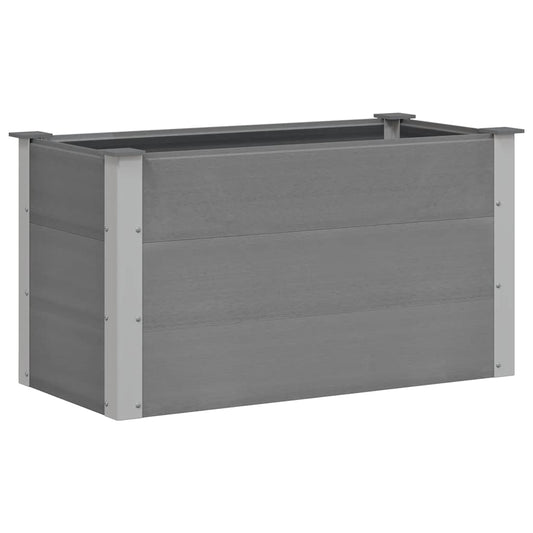 43603 vidaXL Garden Raised Bed WPC 100x50x54 cm Grey