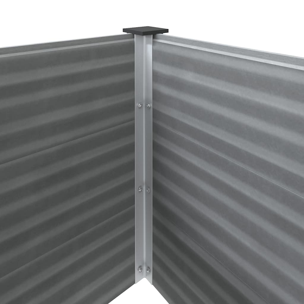 43603 vidaXL Garden Raised Bed WPC 100x50x54 cm Grey