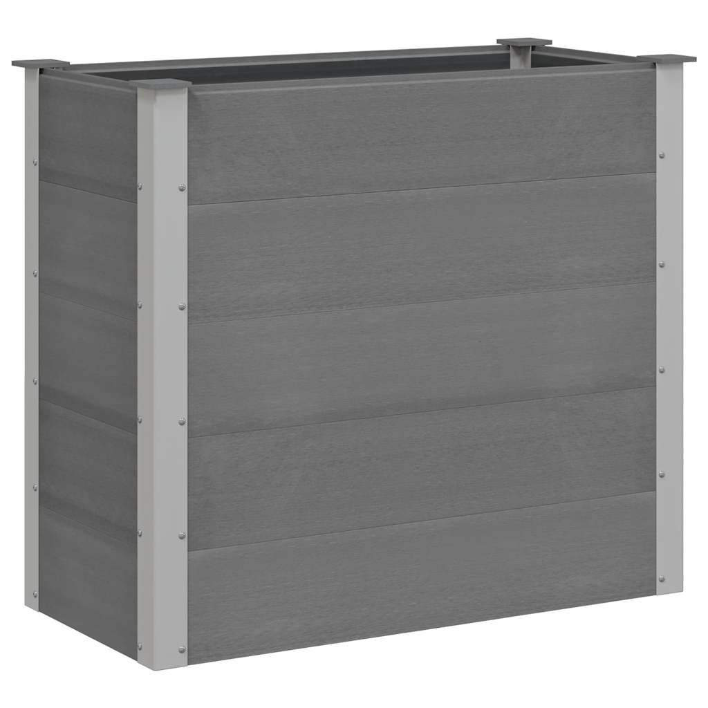 43604 vidaXL Garden Raised Bed WPC 100x50x91 cm Grey