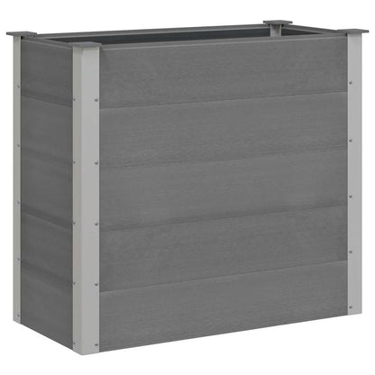 43604 vidaXL Garden Raised Bed WPC 100x50x91 cm Grey